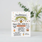 Carte Postale Faire-part Conception de réunion de famille (Debout devant)