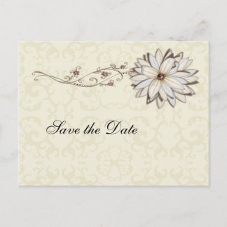 Carte Postale Faire-part Conception élégante florale pour occasion spéciale