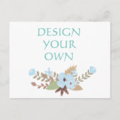 Carte Postale Faire-part Concevez Votre Propre Enregistrer La Date Annonce (Devant)