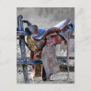 Carte Postale Faire-part Corral Fence Western