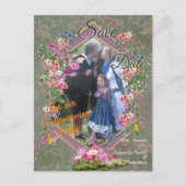 Carte Postale Faire-part Cosmos Fleurs Sauvages (Devant)