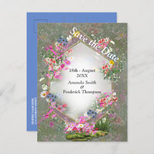 Carte Postale Faire-part Cosmos Wilderness Wild Flowers