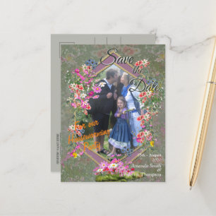 Carte Postale Faire-part Cosmos Wilderness Wild Flowers