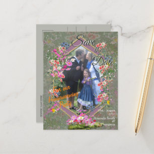 Carte Postale Faire-part Cosmos Wilderness Wild Flowers