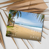 Carte Postale Faire-part Costa Rica Beach Destination Mariage Enregistrer l