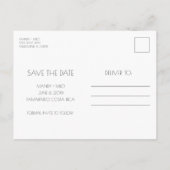 Carte Postale Faire-part Costa Rica Beach Wedding Enregistrer la date (Dos)