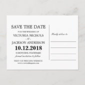 Carte Postale Faire-part Country Bloom Floral Rustic MARIAGE enregistrer la (Dos)