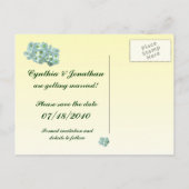 Carte Postale Faire-part Couronne nuptiale Enregistrer la date (Dos)