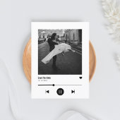 Carte Postale Faire-part Couverture d'album Musique virale Enregistrer la d