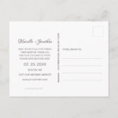 Carte Postale Faire-part Crâne de vache rustique bleu rose floral Modifier (Dos)