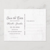 Carte Postale Faire-part Crâne de vache rustique Boho Blush Floral Enregist (Dos)