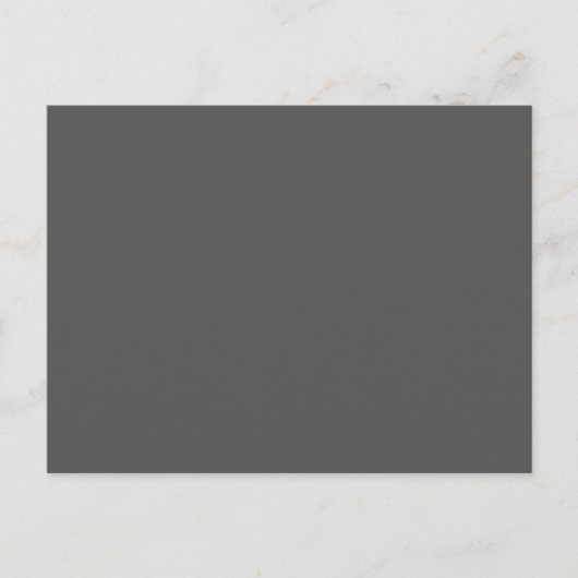 Carte Postale Faire-part Create Your Own elegant dark gray (Devant)