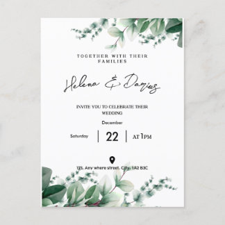 Carte Postale Faire-part Créer votre propre - Devenez écolo