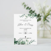 Carte Postale Faire-part Créer votre propre - Devenez écolo (Debout devant)