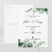 Carte Postale Faire-part Créez Votre Propre - Devenez Écolo (Devant / Derrière)