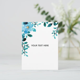 Carte Postale Faire-part Créez Votre Propre Fleur
