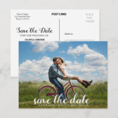 Carte Postale Faire-part Créez votre propre photo de Save the Date (Devant / Derrière)
