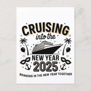 Carte Postale Faire-part Croisière 2025 Créer des souvenirs ensemble en fam
