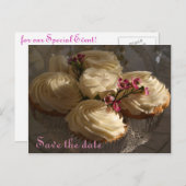 Carte Postale Faire-part Cupcake (Devant / Derrière)