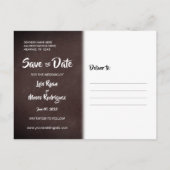 Carte Postale Faire-part Cupidons de tableau de bord Enregistrer la date (Dos)