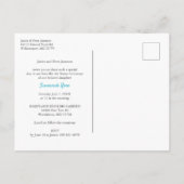 Carte Postale Faire-part Custom Baby Photo Polka Dots Naming Ceremony (Dos)