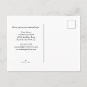 Carte Postale Faire-part Custom Company Office Building Business Moving (Dos)