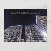 Carte Postale Faire-part Custom Company Office Building Business Moving (Devant)