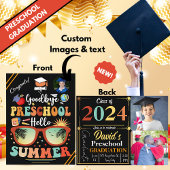Carte Postale Faire-part Custom Goodbye Preschool Hello Summer Graduation