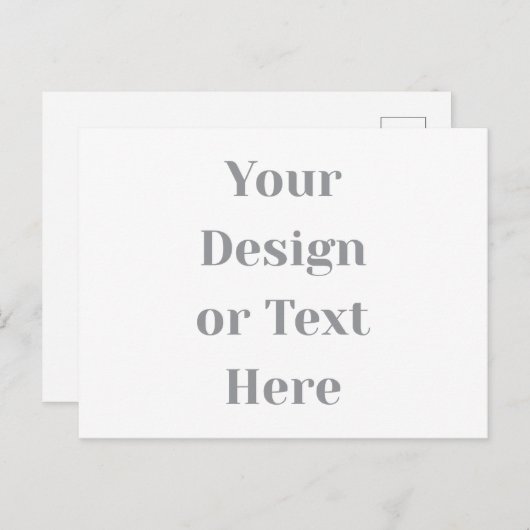 Carte Postale Faire-part Customizable Your Design or Text Here Personalized (Devant / Derrière)