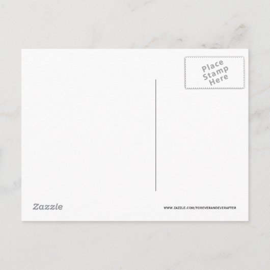 Carte Postale Faire-part CUTE Enregistrez la date Calendrier personnalisé (Dos)