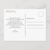 Carte Postale Faire-part Cute Kitten Custom Photo Chat Bonjour Nouveau Anim (Dos)