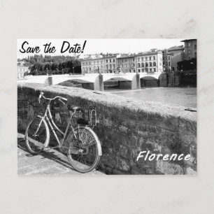 Carte Postale Faire-part Cyclisme dans la ville italienne de Florence