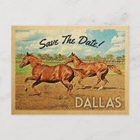 Dallas Texas Enregistrer La Date Cheval
