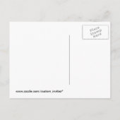 Carte Postale Faire-part Damas noir et blanc (Dos)