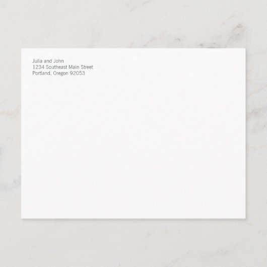 Carte Postale Faire-part Damas opulente Enregistrer la date (Dos)