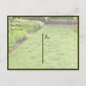 Carte Postale Faire-part Dans le thème de jardin (Dos)