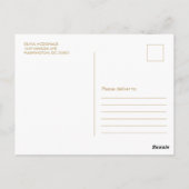 Carte Postale Faire-part de Baby Shower Ballons Floraux Rose Chi (Dos)