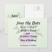 Carte Postale Faire-part De beaux lilas (Devant / Derrière)