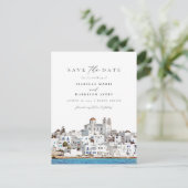 Carte Postale Faire-part de conservation de la ligne d'horizon d (Debout devant)