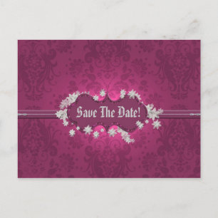 Carte Postale Faire-part de date mariage