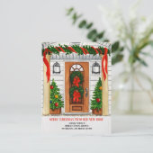 Carte postale Faire-part de déménagement (Debout devant)