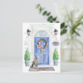 Carte postale Faire-part de déménagement de chats (Debout devant)