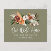 Carte Postale faire-part de déménagement de fête d'action de grâ (Devant)