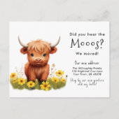 Carte postale Faire-part de déménagement de la vac (Devant)