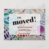 Carte postale Faire-part de déménagement de plage (Devant)