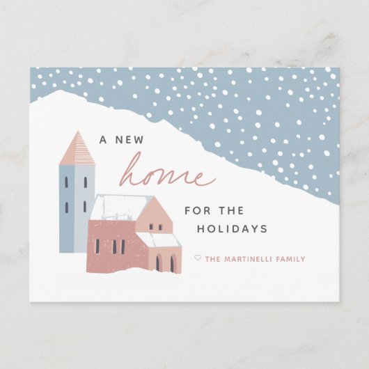 Carte postale Faire-part de déménagement de villag (Devant)