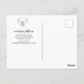 Carte postale Faire-part de déménagement maltais (Dos)