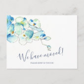 Carte Postale Faire-part de déplacement botanique tropical (Devant)