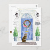 Carte postale Faire-part de déplacement de chats d (Devant / Derrière)