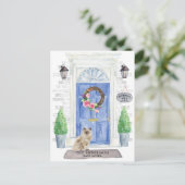 Carte postale Faire-part de déplacement de chats R (Debout devant)